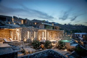 Front of property – evening/night