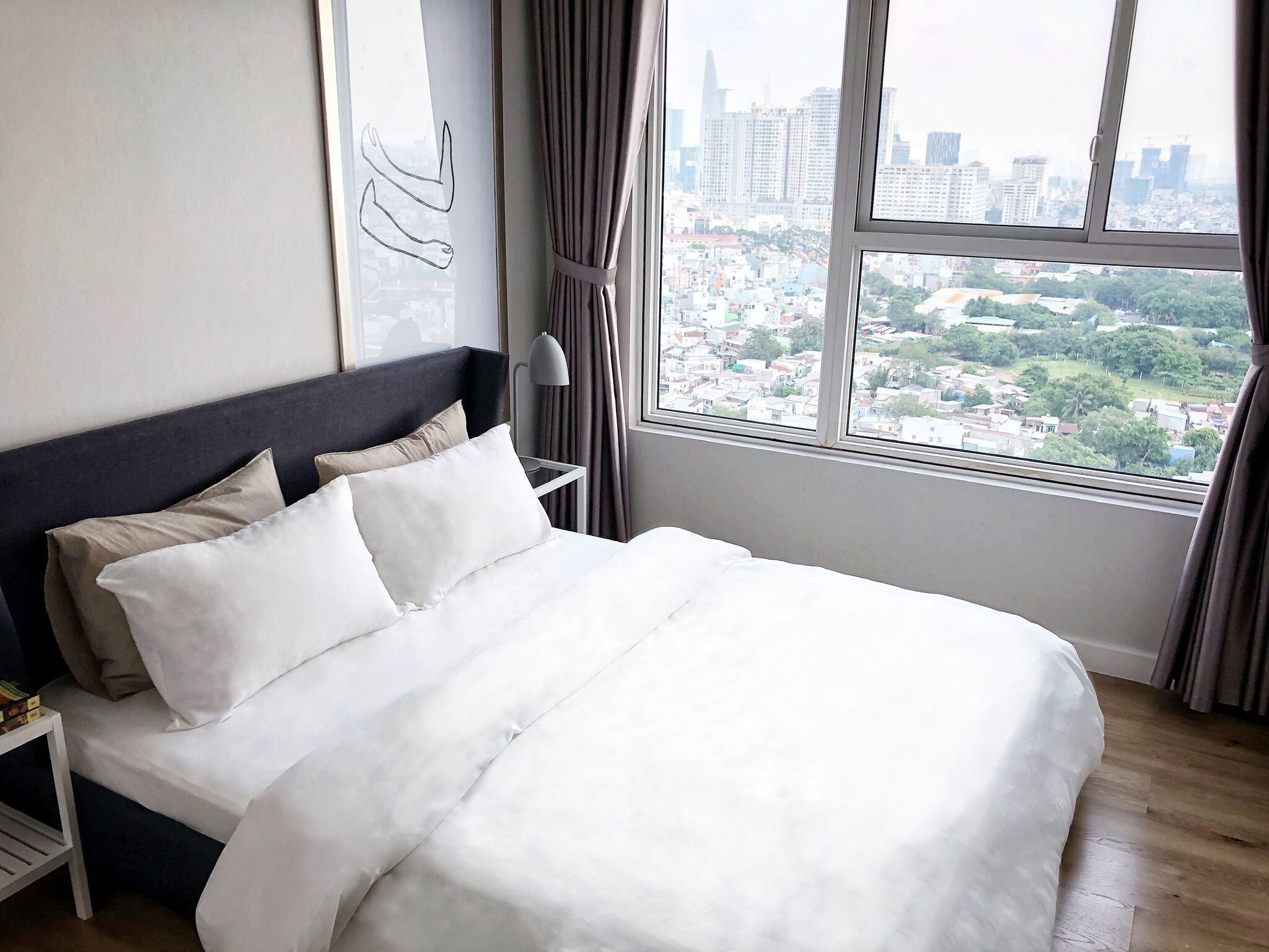 2 bedrooms, in-room safe, iron/ironing board, WiFi