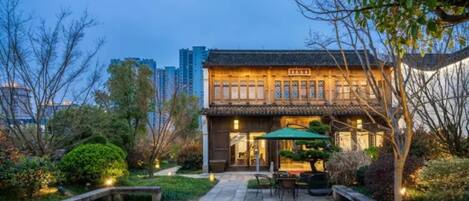 Front of property - evening/night