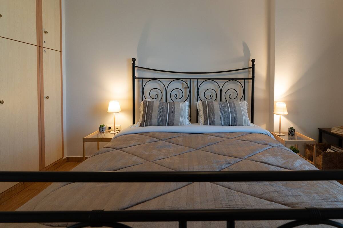 family apartment | in-room safe, blackout curtains, soundproofing, iron/ironing board