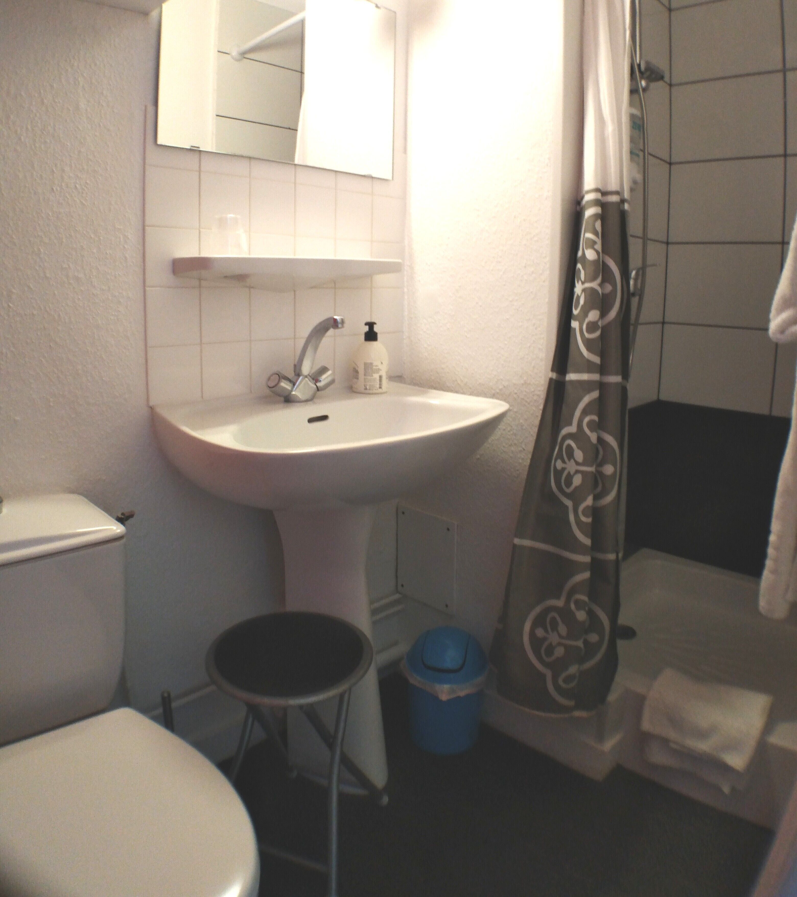 single room | bathroom | shower, free toiletries, towels, soap