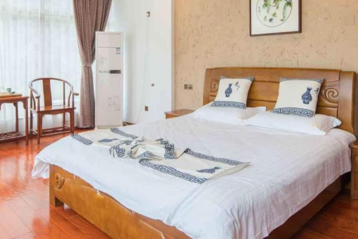 Quarto casal design (Mainland Chinese Citizen Only) | 1 quarto, escrivaninha, cortinas blackout, Wi-Fi de cortesia