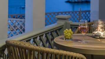 Deluxe Apartment, 2 Bedrooms, Sea View (Mini Pool- Hot Tub) | Balcony view
