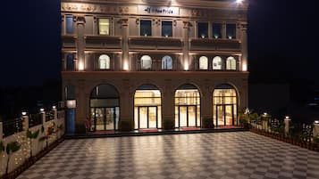 Front of property - evening/night