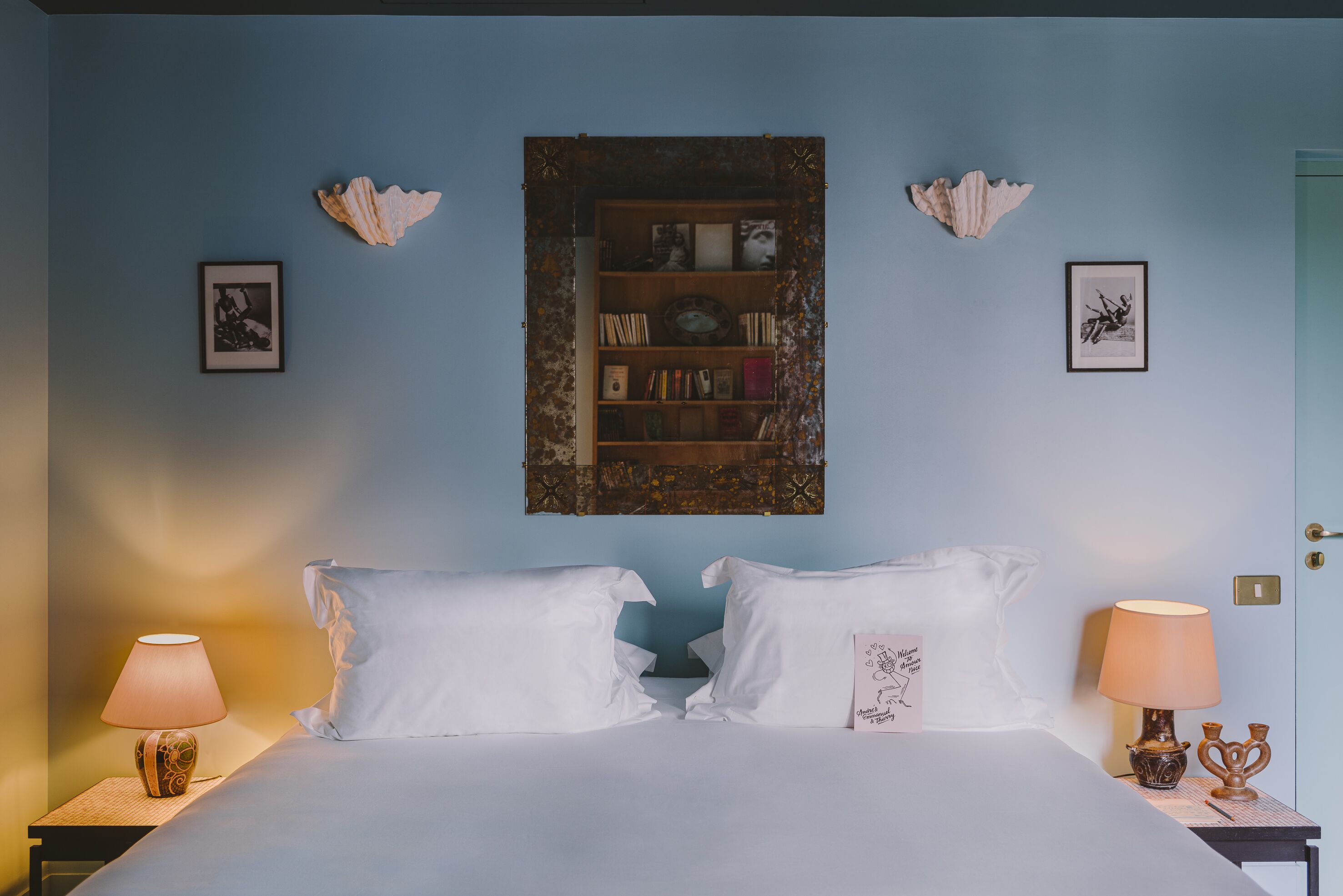 chambre grande | laptop workspace, free wifi, bed sheets, wheelchair access