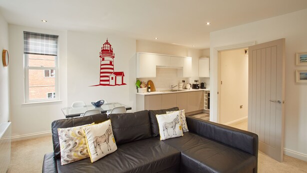 2 Bedroom Apartment | Living room - Number 2 at Pannett Apartments (Whitby)