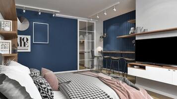 2 bedrooms, iron/ironing board, free WiFi