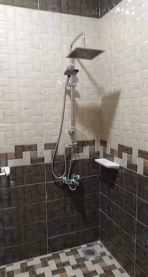 Family Apartment, 3 Bedrooms, Mountain View | Bathroom shower - Sasha House (Giza)