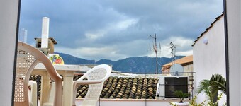 The terrace on the roofs of SS. Savior