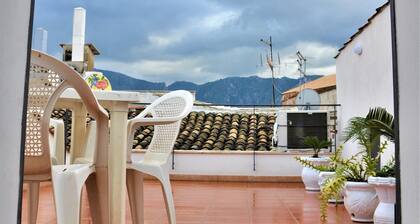 The terrace on the roofs of SS. Savior