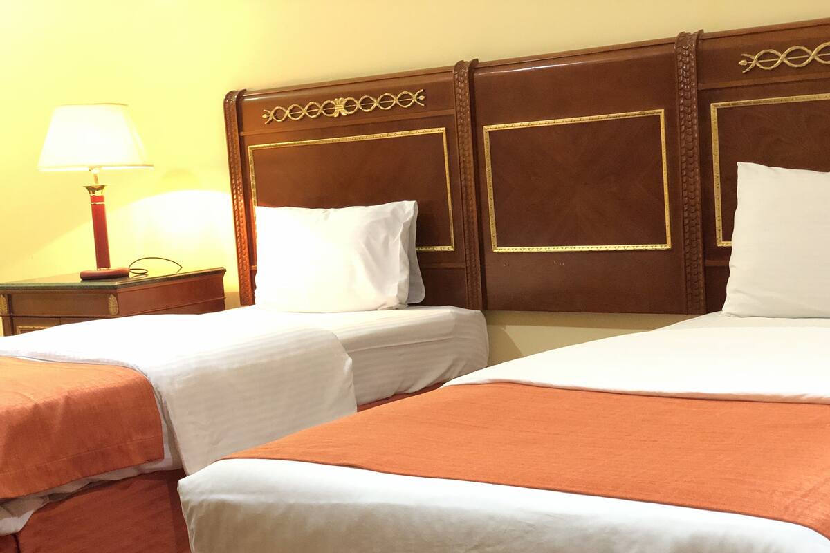 Deluxe Twin Room | Desk, iron/ironing board (on request), WiFi (free), bed sheets