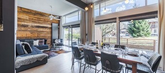 Modern, spacious apartment in the centre of Morzine near the ski lifts.