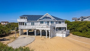 Exterior - A Porpoise Watch - Gorgeous Semi-Oceanfront home with Pool (Southern Shores)