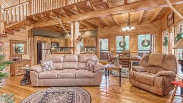 TV connectée, cheminée, jeux vidéo