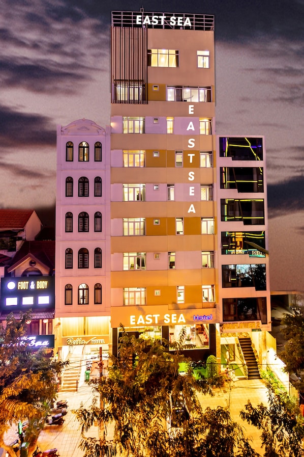 Front of property – evening/night