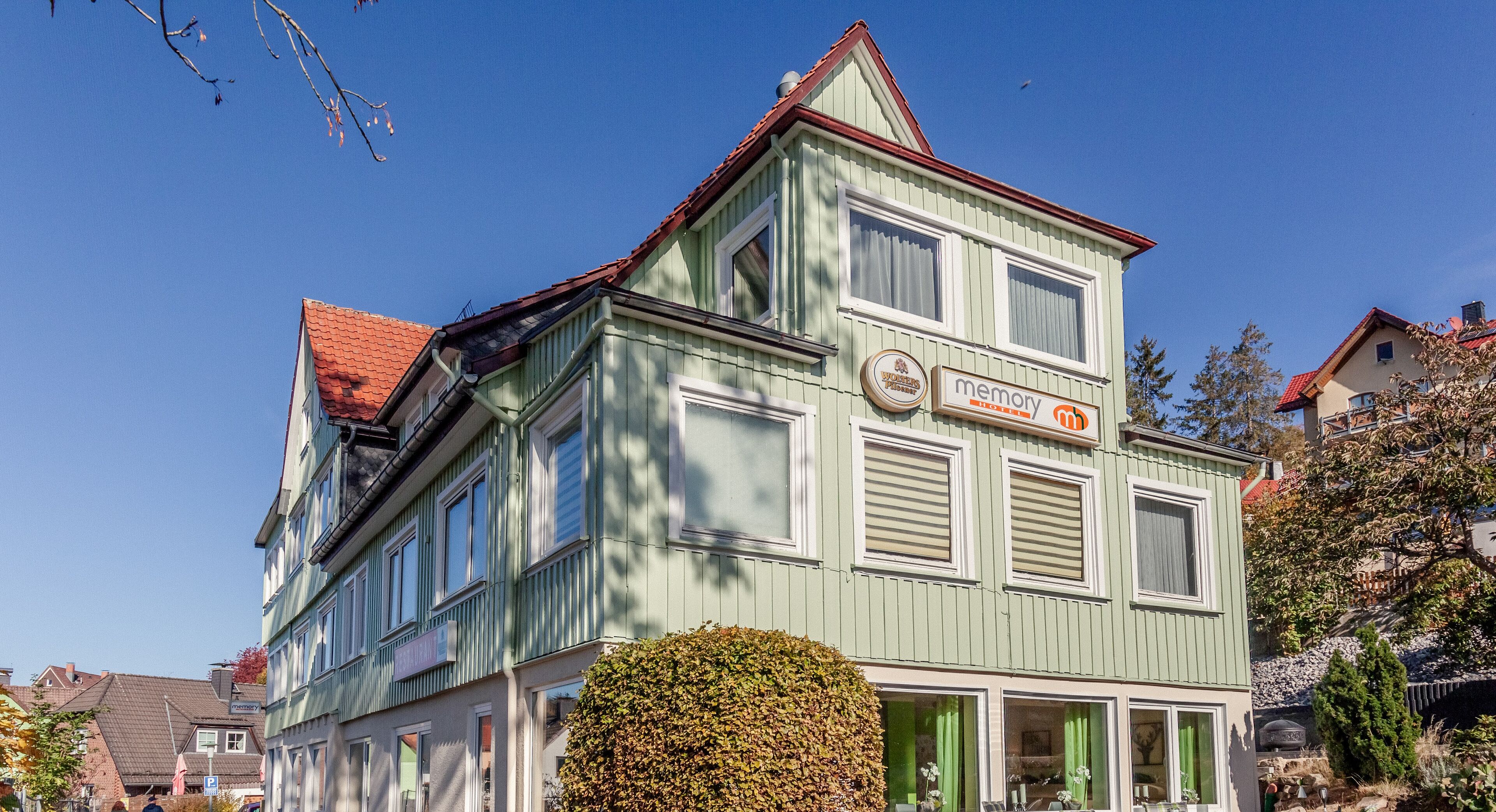 Fassade der Unterkunft
