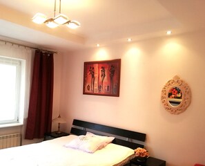 Maisonnette, terras | 1 slaapkamer, hypoallergeen beddengoed, een bureau, een laptopwerkplek