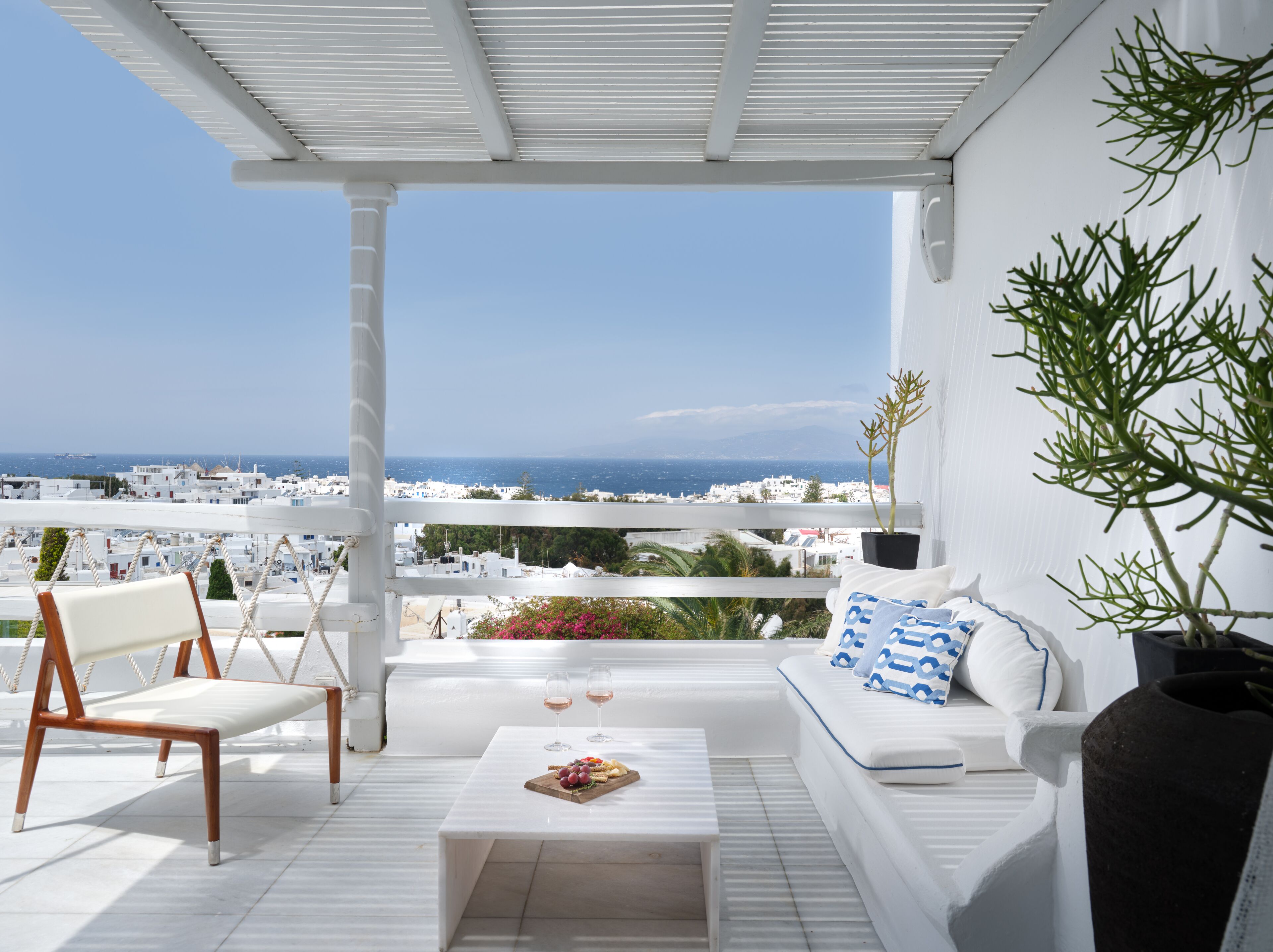 panoramic room, sea view (private sundeck) | balcony view