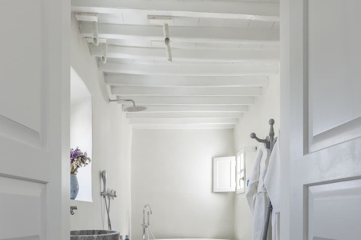 Suite, Private Pool, Sea View (Belvedere Mansion) | Bathroom | Designer toiletries, hair dryer, bathrobes, slippers