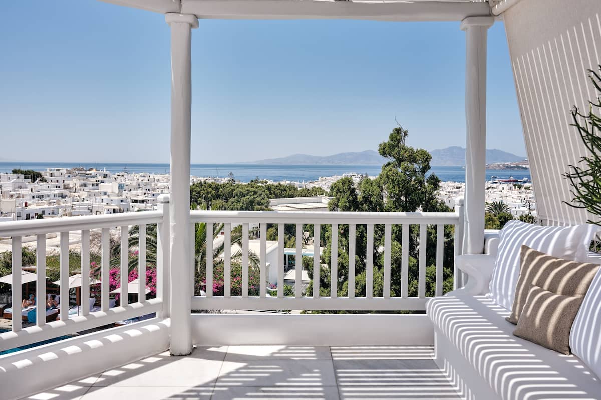 Chambre Panoramique, vue mer | Balcon