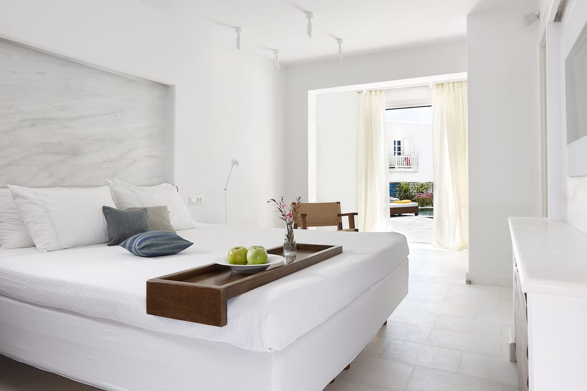 Honeymoon Room, Private Pool | In-room safe, laptop workspace, soundproofing, iron/ironing board