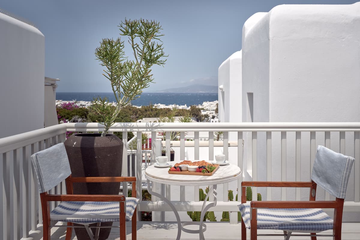 Honeymoon Suite (Sea or Pool View) | Balcony view