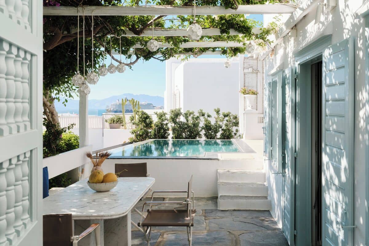 Suite, piscine privée, vue sur la mer (Belvedere Mansion) | Coffre-fort, espace de travail pour ordinateurs portables