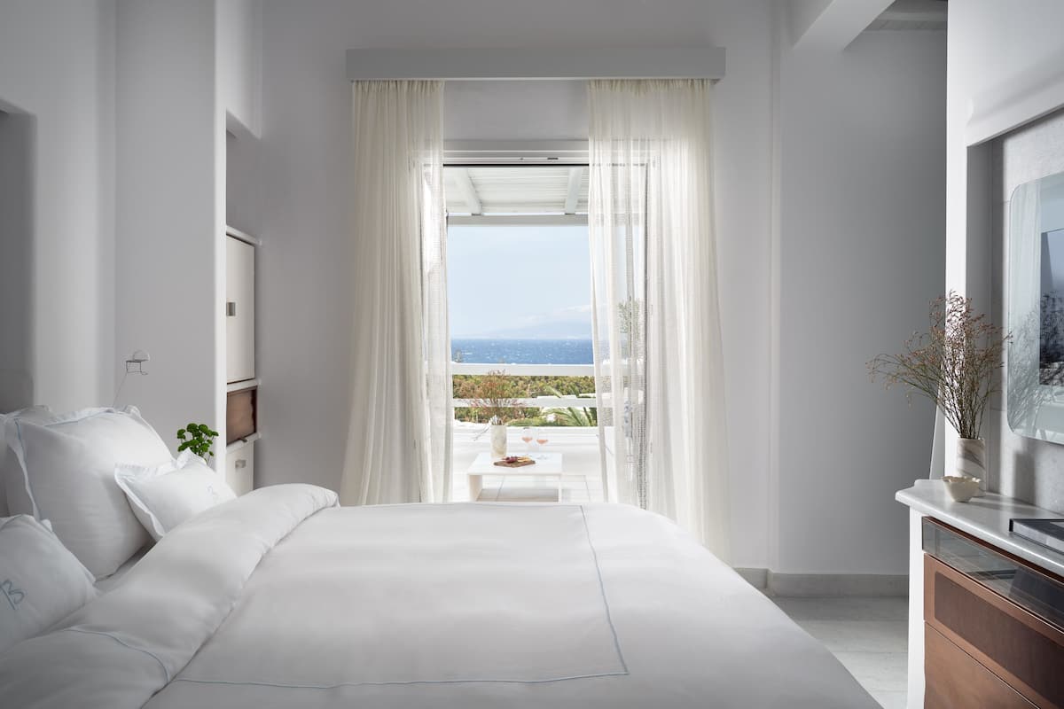 Panoramic Room, Sea View (Private Sundeck) | In-room safe, laptop workspace, soundproofing, iron/ironing board