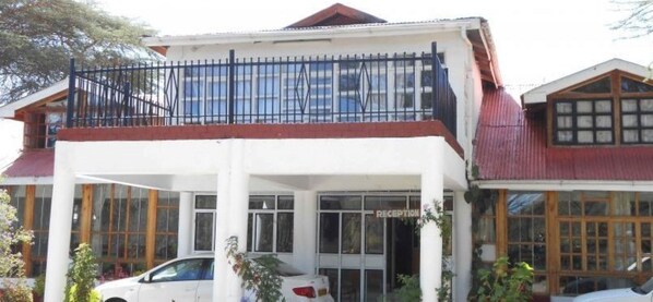 Overnatningsstedets facade