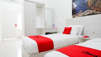 Kamar Twin | Meja kerja dan Wi-Fi gratis