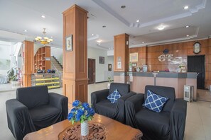 Sitteområde i lobbyen