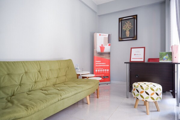 Lobby sitting area