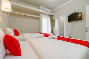 Chambre avec lits jumeaux | Wi-Fi gratuit