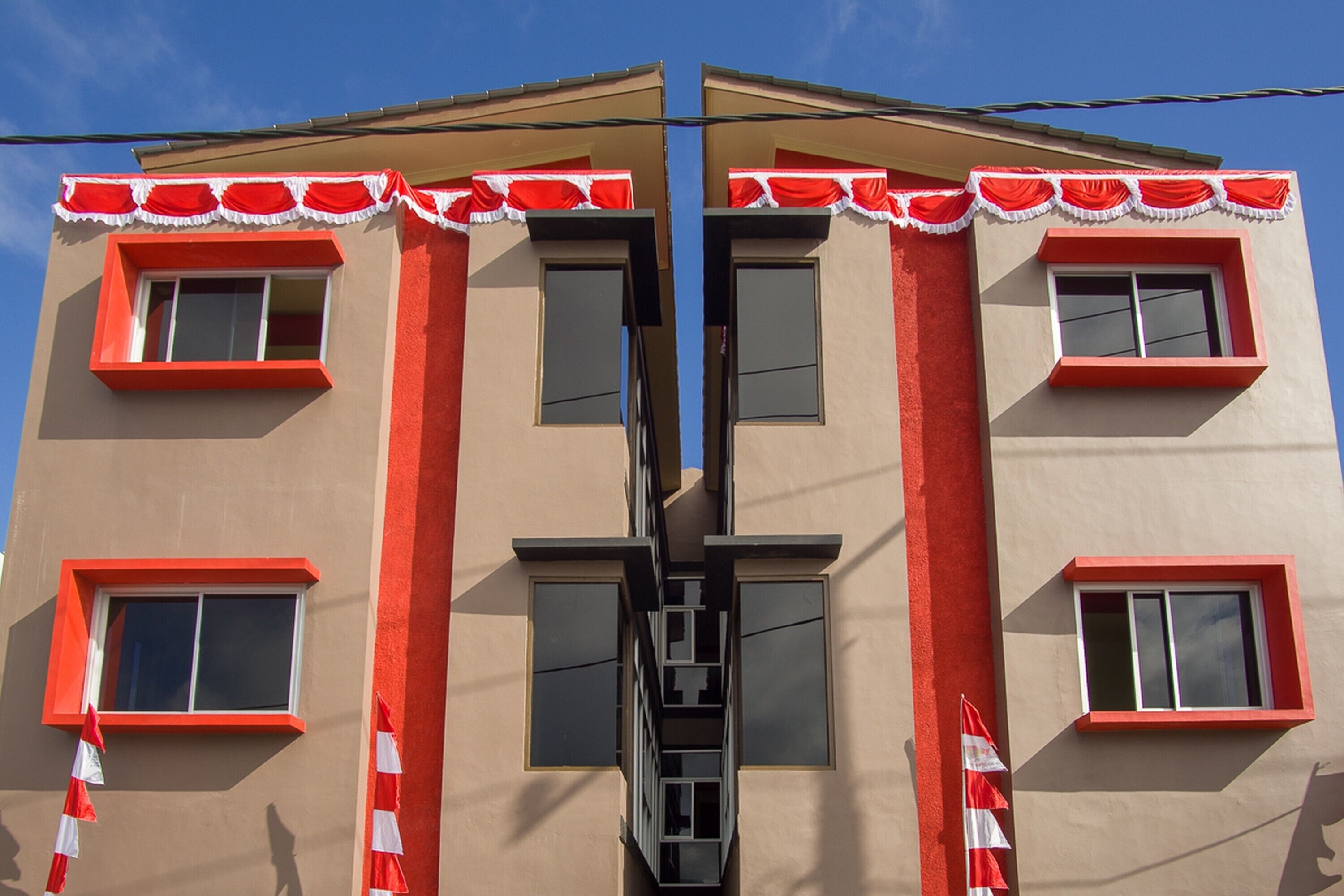 Façade de l’hébergement