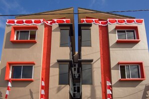 Majoituspaikan julkisivu