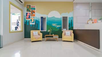 Sala de estar en el lobby