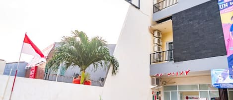 Façade de l’hébergement