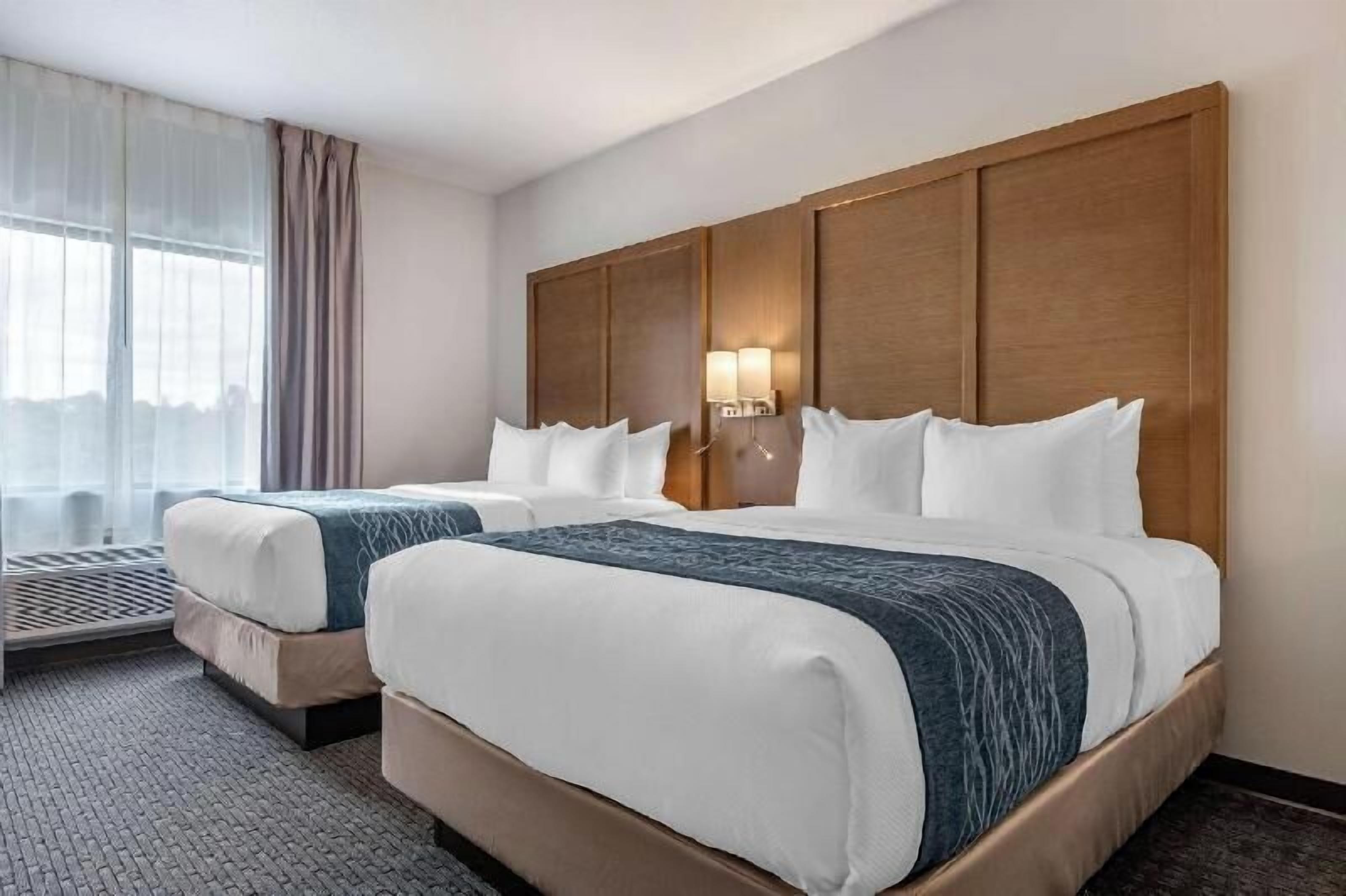 1 habitación, ropa de cama de alta calidad y camas con efecto memoria 