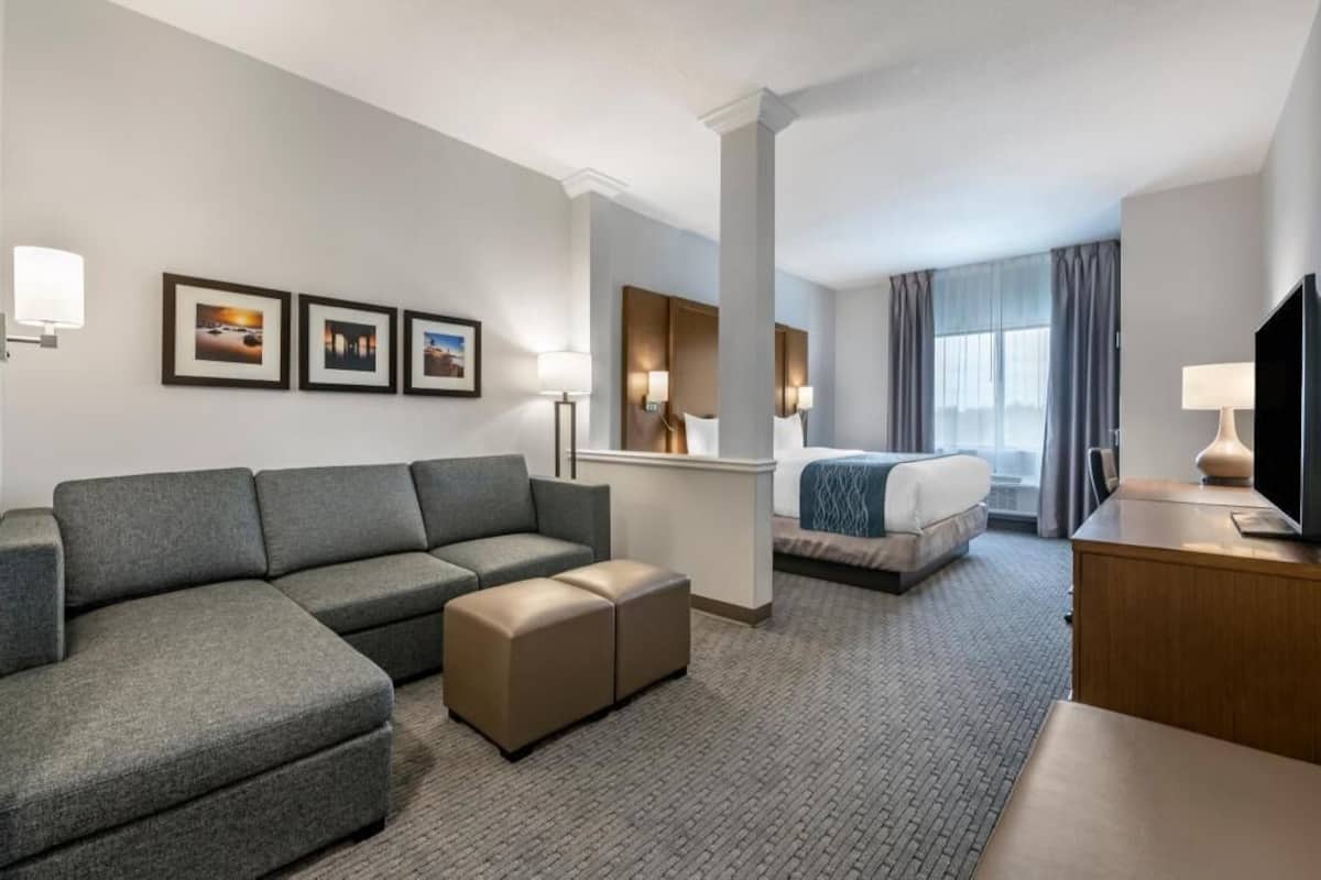 1 habitación, ropa de cama de alta calidad y camas con efecto memoria