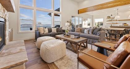 Black Timer Lodge (Sleeps 36) by Bear Lake Luxury Rentals