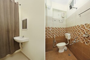 Standard Double Room | Bathroom | Shower, free toiletries, towels - OYO 35467 Shiridi Residency (Hyderabad)