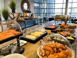 Daily self-serve breakfast (EUR 20 per person)