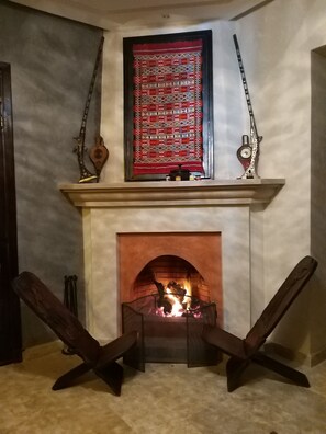 Fireplace - Villa Diaf Johanne (Ait Faska)