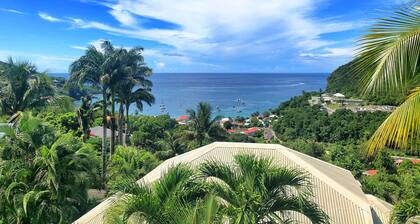 Studio Grande Anse Residence "O Coeur de Deshaies". Incredible seaview.