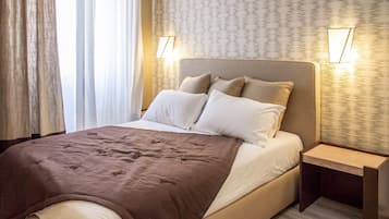 Deluxe-Doppelzimmer (Carrubo) | Schreibtisch, schallisolierte Zimmer, kostenloses WLAN