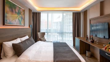 Literie de qualité supérieure, minibar, coffres-forts dans les chambres