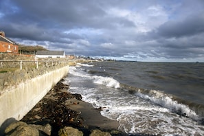 On the beach - Coastguard Boat House on Belfast Lough (Newtownabbey)