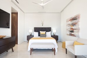 1 Schlafzimmer, hochwertige Bettwaren, Bügeleisen/Bügelbrett