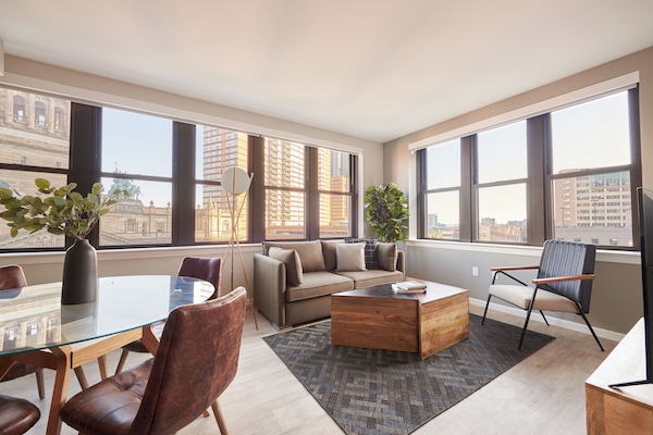 Family Suite, 2 Bedrooms | Living area | 50-inch flat-screen TV with digital channels, TV, streaming services