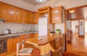 Fridge, oven, dishwasher, electric kettle